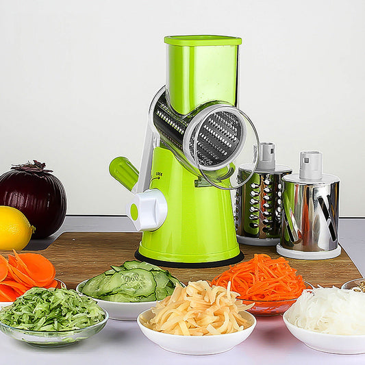 Green vegetable slicer cutter 3cm ABS plastic kitchen essential